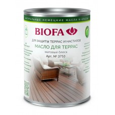 Biofa 3753 3707 Масло для террас 0,125л мербау