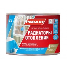0006325 Эмаль PARADE А4 Радиаторы отопления акриловая термо Бел. п/мат. 0,45л Россия