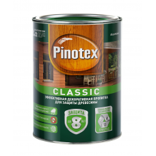 Pinotex Classic декоративно-защитная пропитка для древесины калужница ( 1л)
